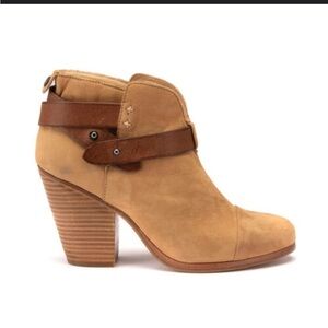 Rag & Bone Suede Leather Ankle Boots